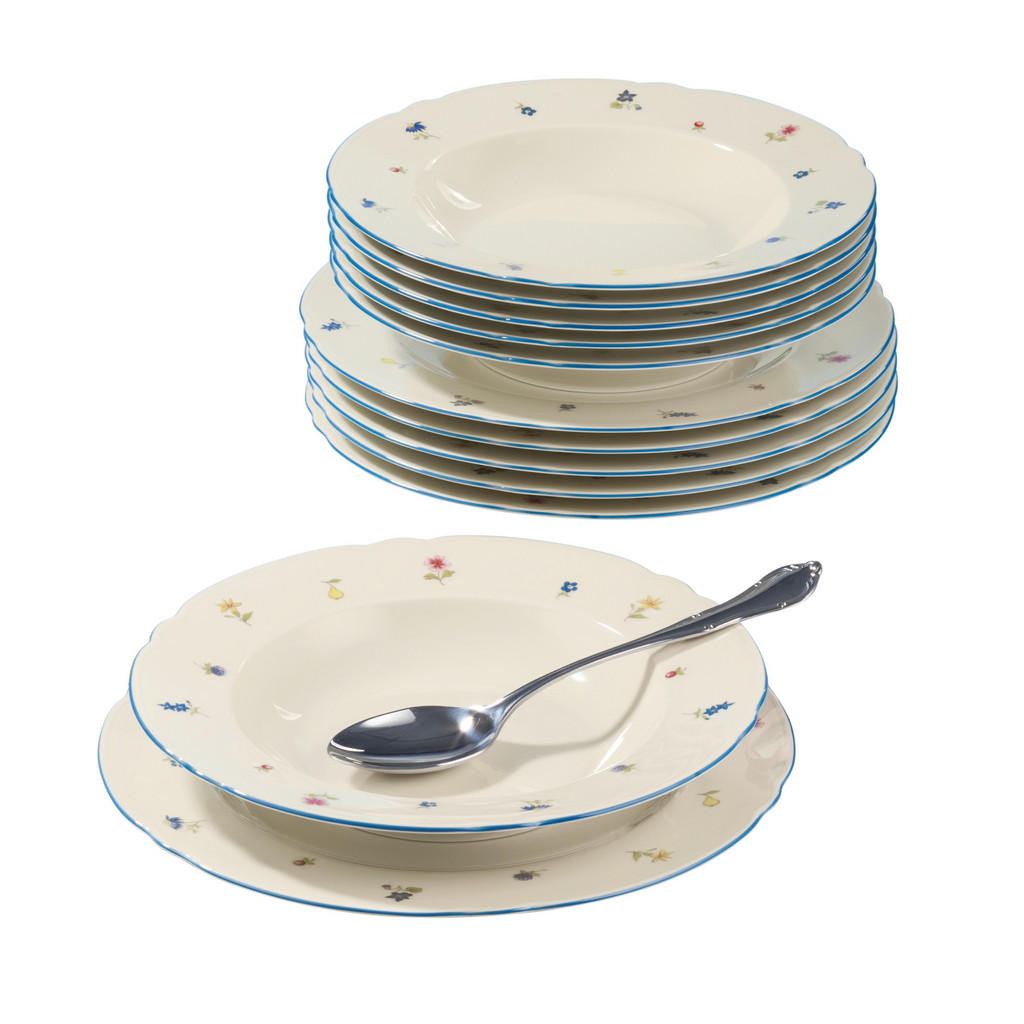 Seltmann Weiden JÍDELNÍ SOUPRAVA porcelán keramika Seltmann Weiden