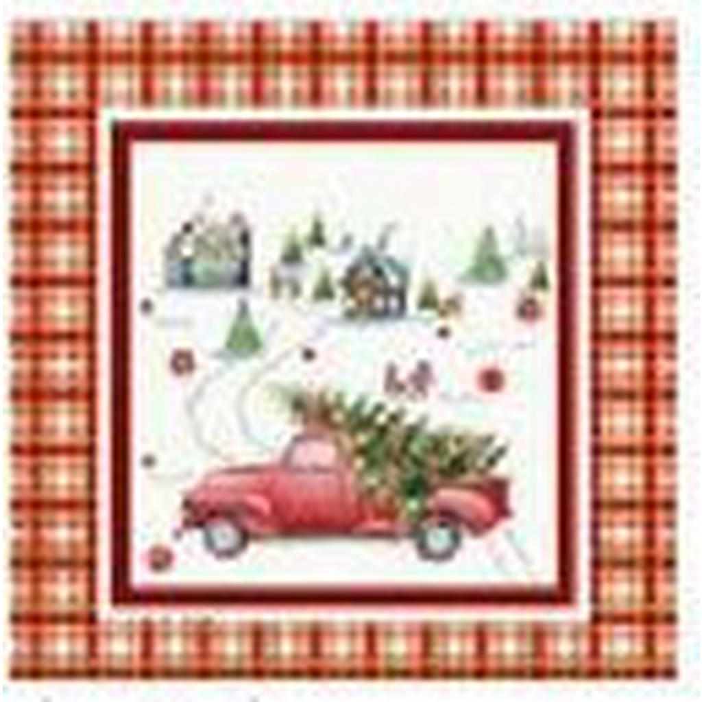 X-Mas POTAH NA POLŠTÁŘ 45/45 cm X-Mas