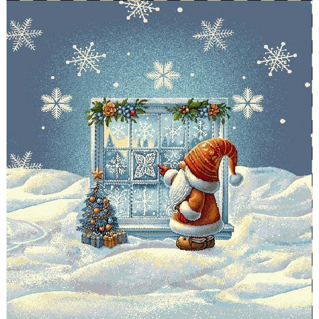 X-Mas POTAH NA POLŠTÁŘ 45/45 cm X-Mas